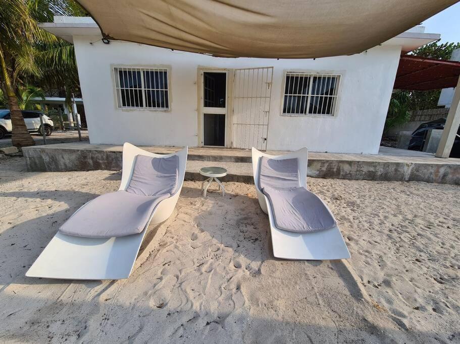Casa Perla Marina, Pequena Casa Frente A La Playa. Appartement El Cuyo Buitenkant foto